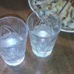 Анисовая водка, разбавленная водой